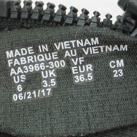 Nike Special Field Air Force 1 Mid Top Outdoor Green High Top Sneakers Size 6 - Picture 8 of 12